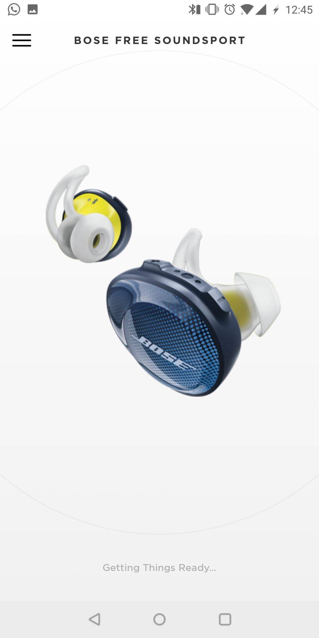 Bose SoundSport Free App UI 4