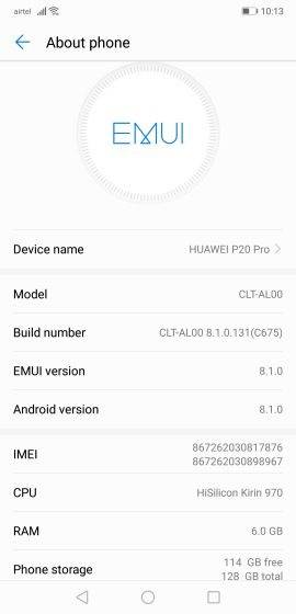 Huawei P20 Pro screenshots - 02