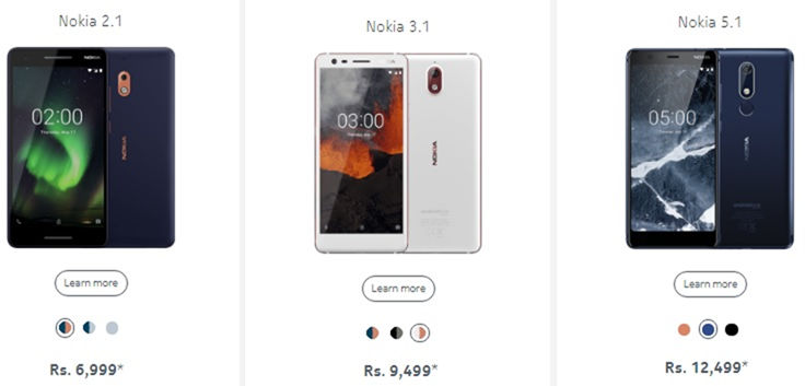 Nokia Pricing