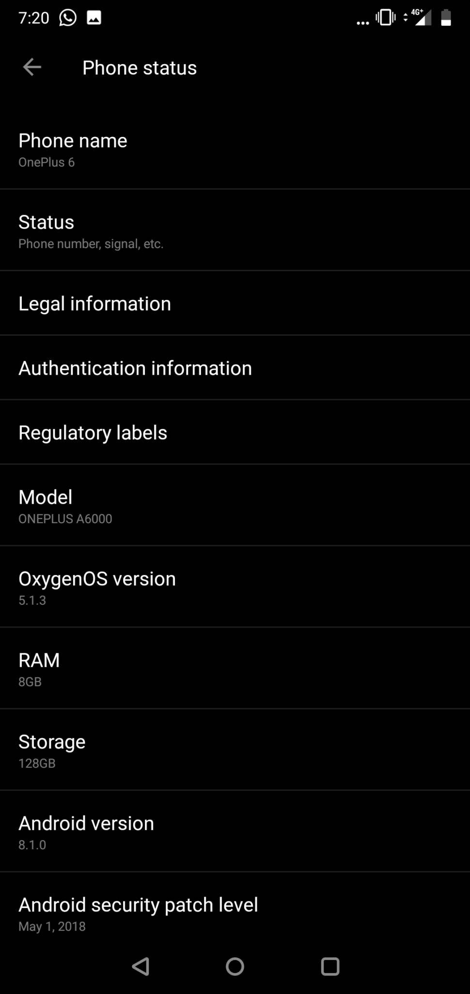 OnePlus 6 UI 3