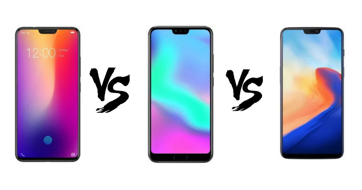 Vivo X21 vs Honor 10 vs OnePlus 6 - Featured