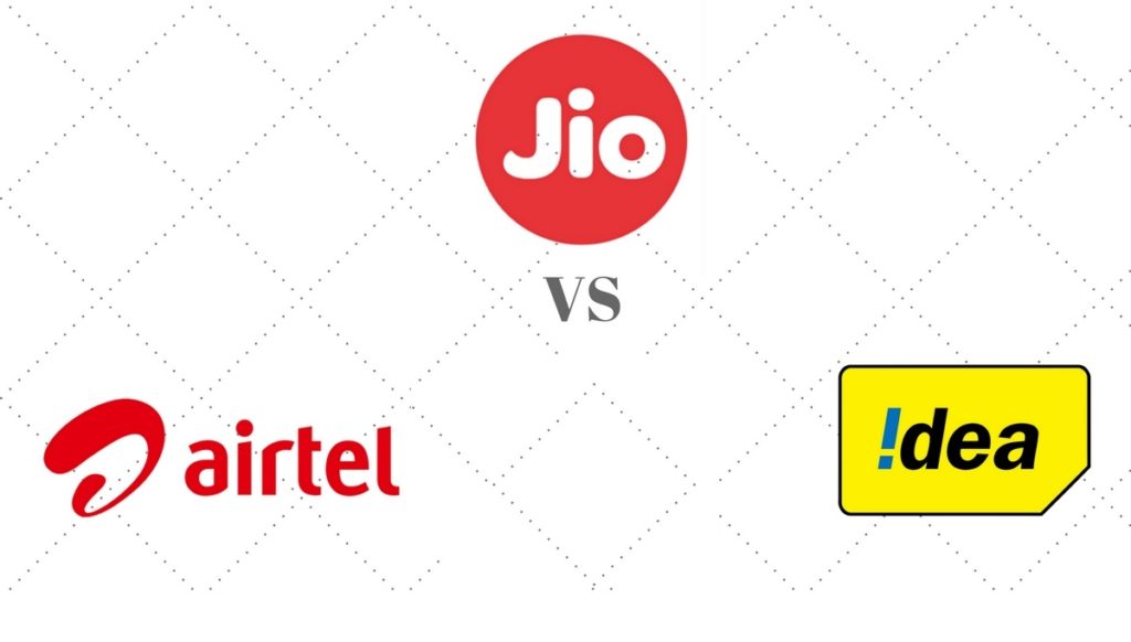 Jio vs Airtel Vs Idea FB