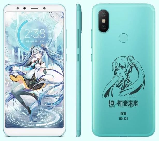 Xiaomi Mi 6X Hatsune Miku edition