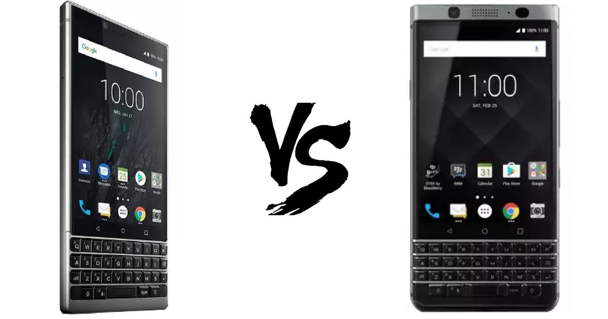 BlackBerry KEY2 vs KEYone - Featured