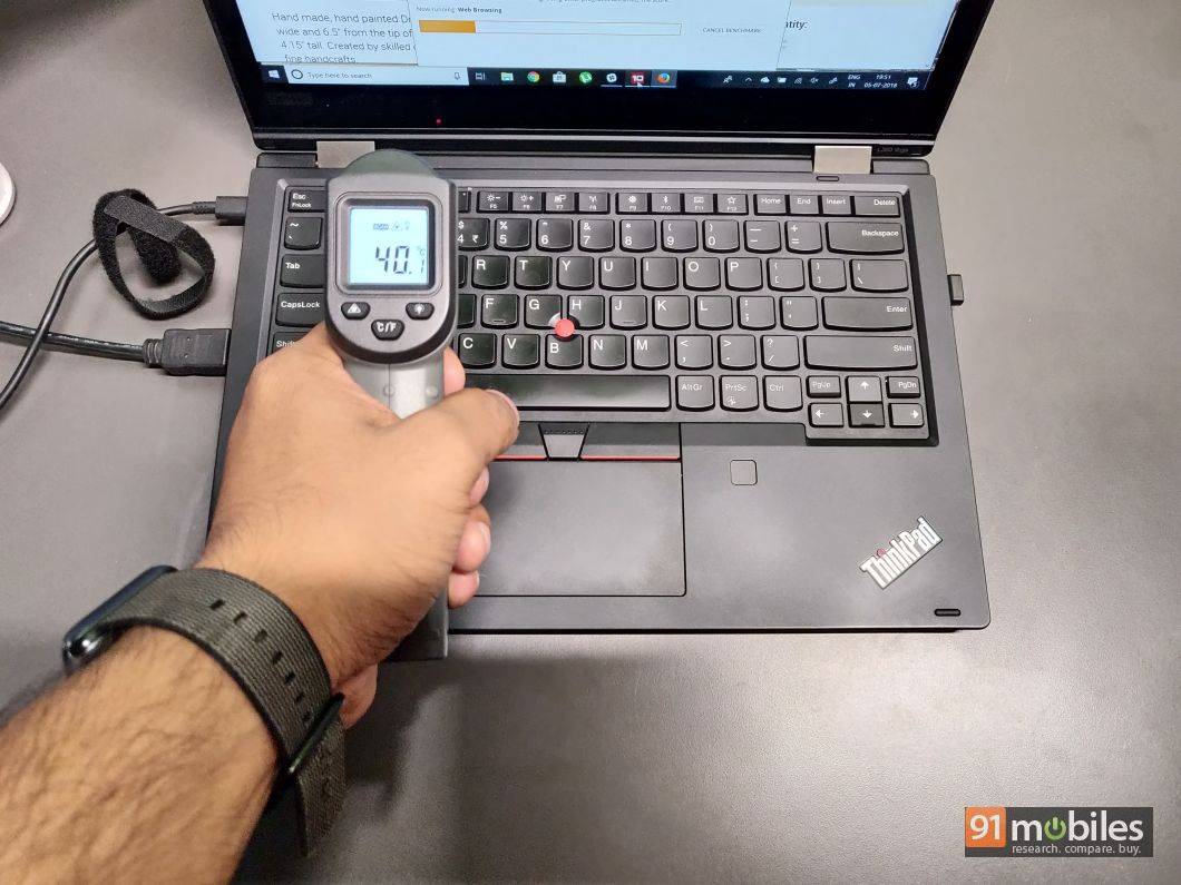 Lenovo ThinkPad L380 Yoga thermals