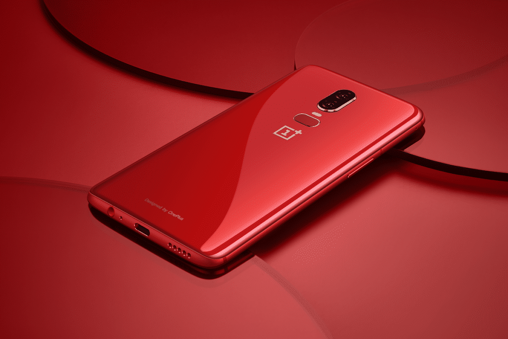 OnePlus 6 Red design