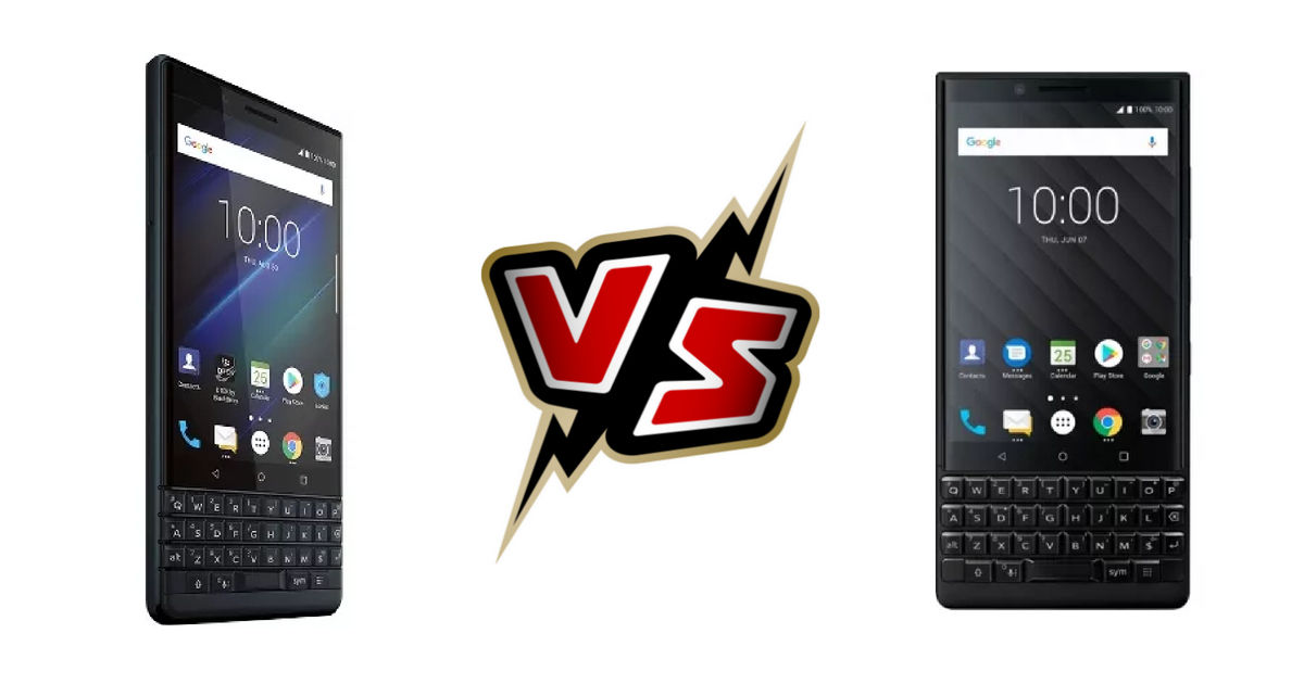 Blackberry key2 vs blackberry key2 le