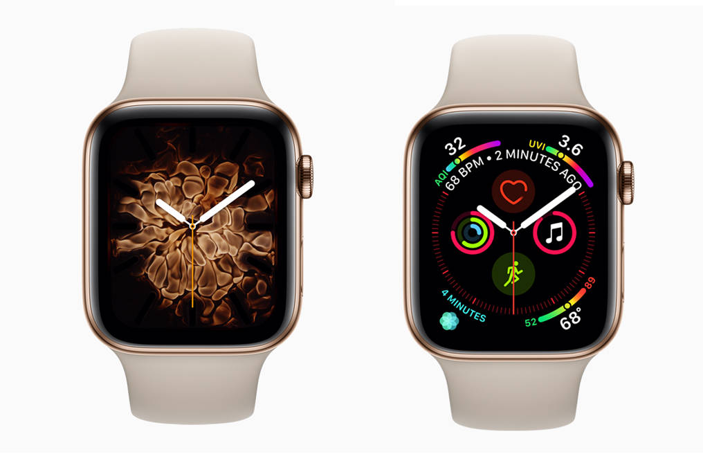 Apple Watch 4 design watch face