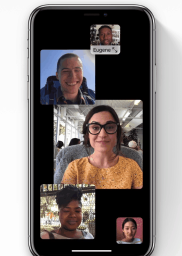 Face Time iOS 12