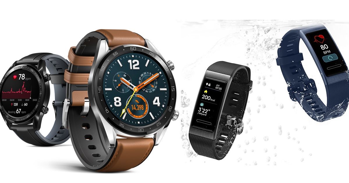 Huawei Watch GT and Band 3 Pro go official with up to 30 ...