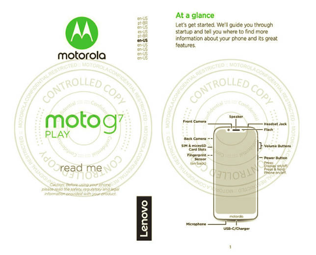Moto G7 Play FCC 1