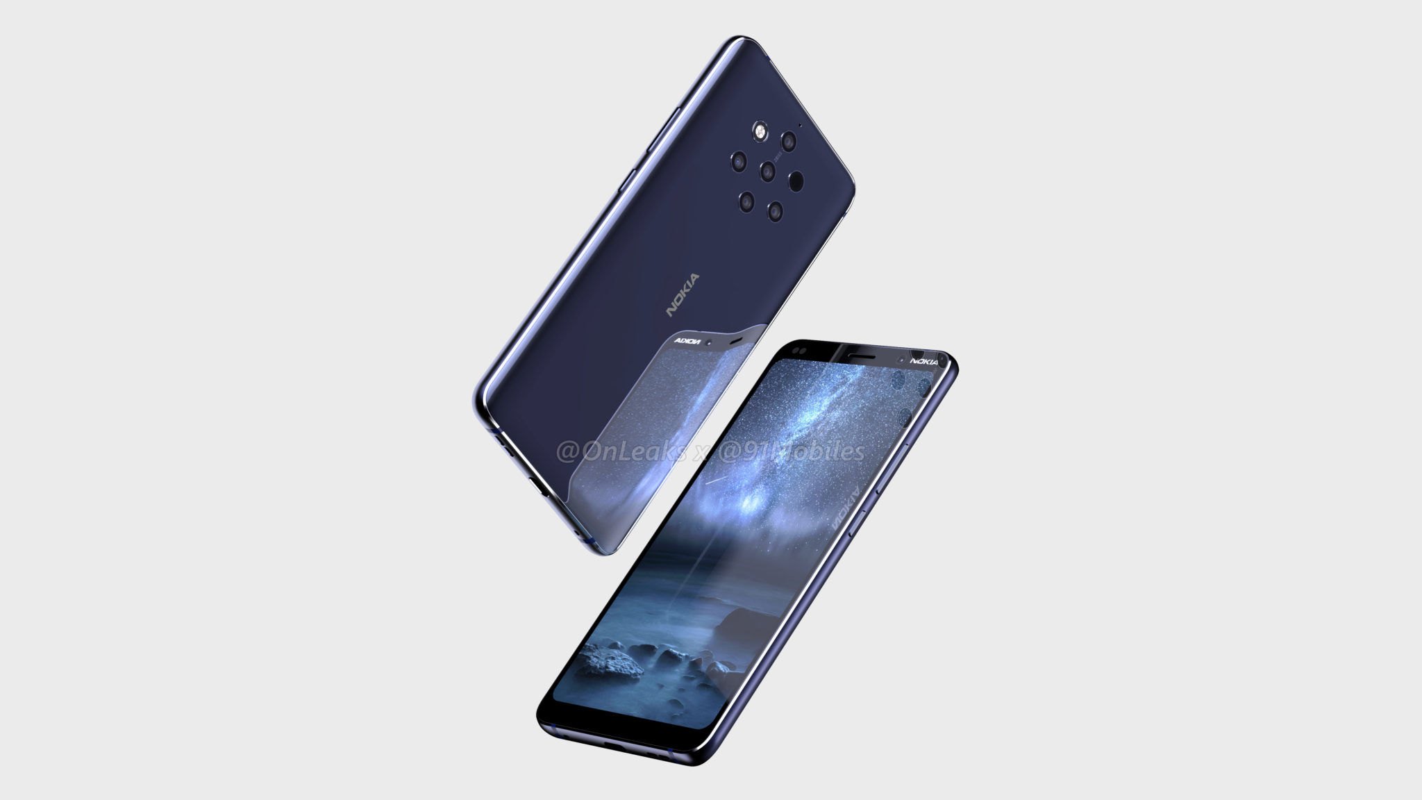 5 顆 ZEISS 認證主鏡頭、18：9 全面屏：Nokia 9 Pureview 渲染圖設計 360 度搶先看！ 3