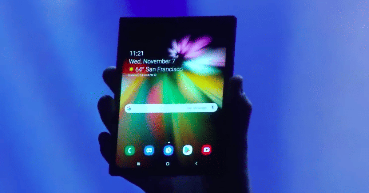 Samsung foldable phone