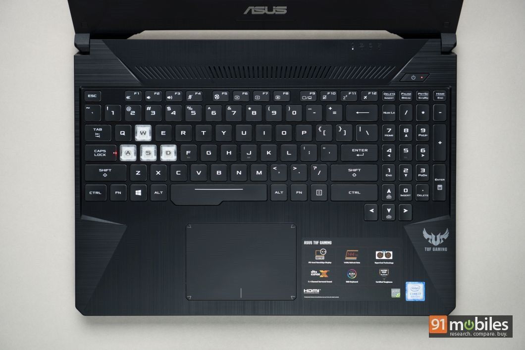 ASUS TUF Gaming FX505 review: a tough contender that falls ...