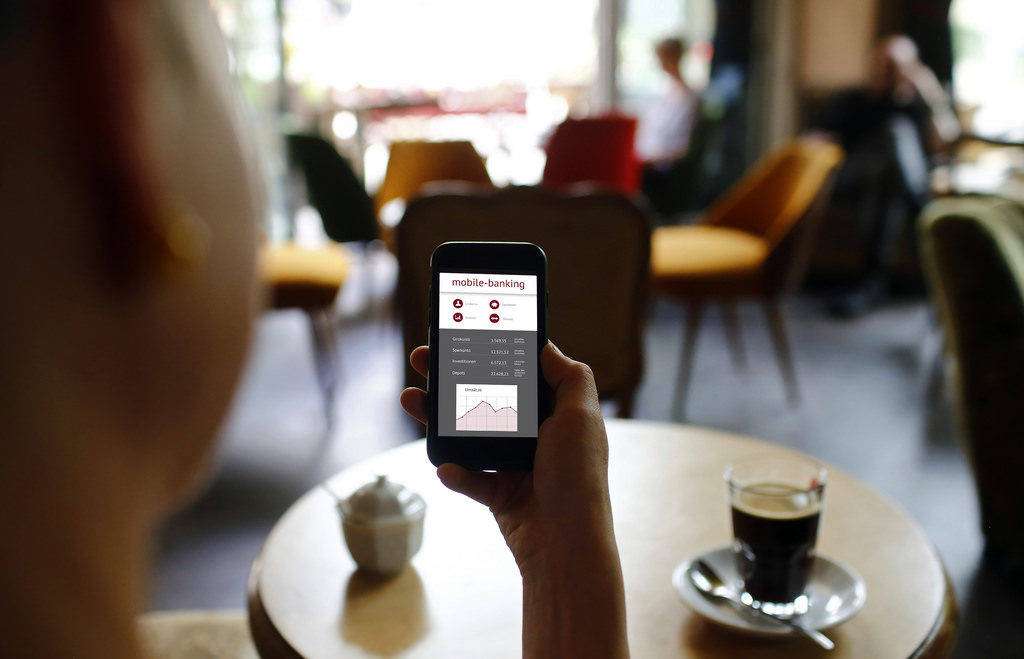 Mobile banking - text