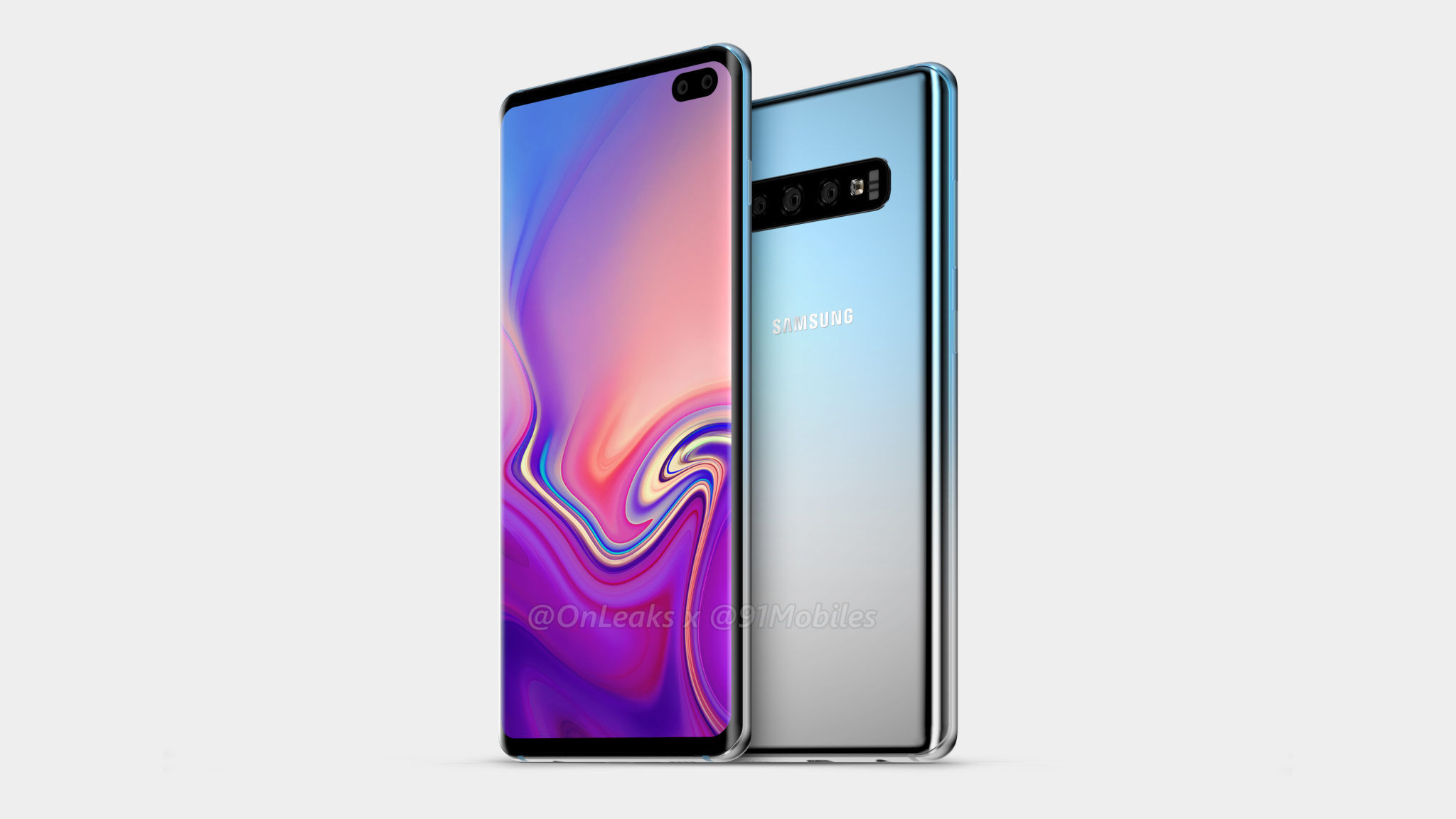 Infinity-O 全面屏、耳機孔保留：Samsung Galaxy S10+ 高清渲染圖曝光；配置前後 5 顆攝像鏡頭！ 1