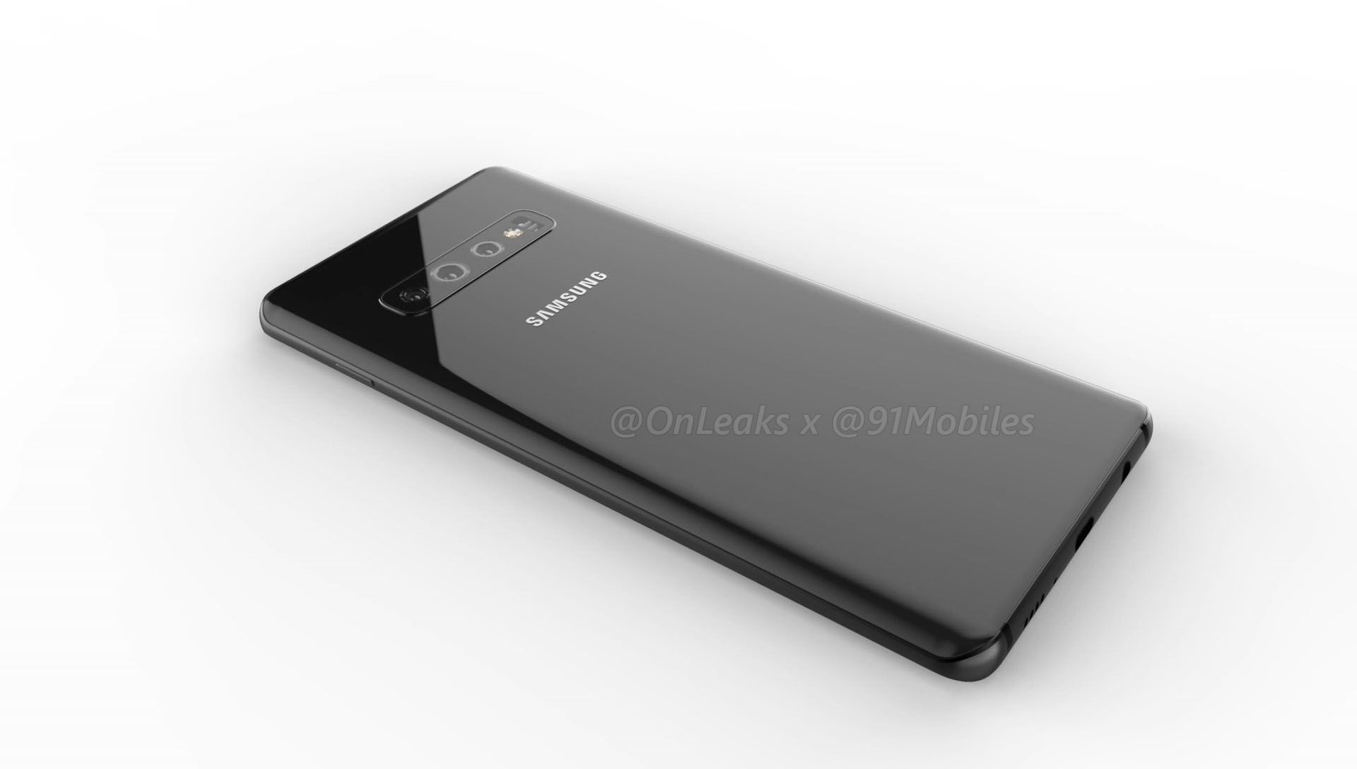 Infinity-O 全面屏、耳機孔保留：Samsung Galaxy S10+ 高清渲染圖曝光；配置前後 5 顆攝像鏡頭！ 3