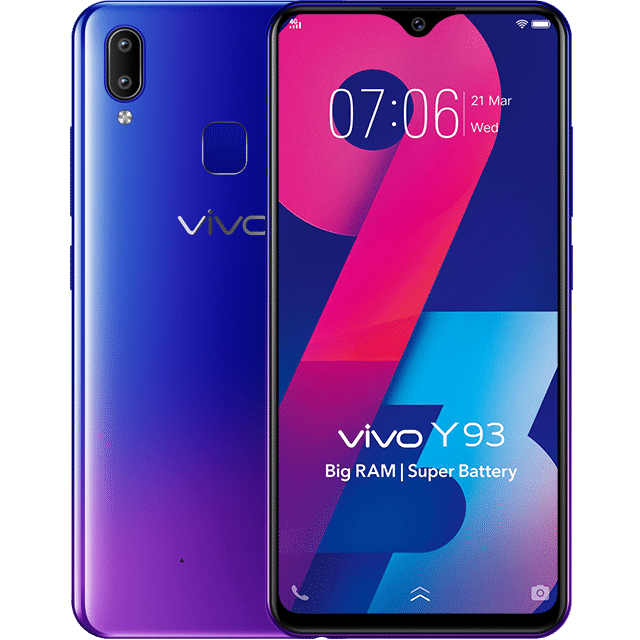  Exclusive Vivo Y93 with waterdrop notch and Helio P22 