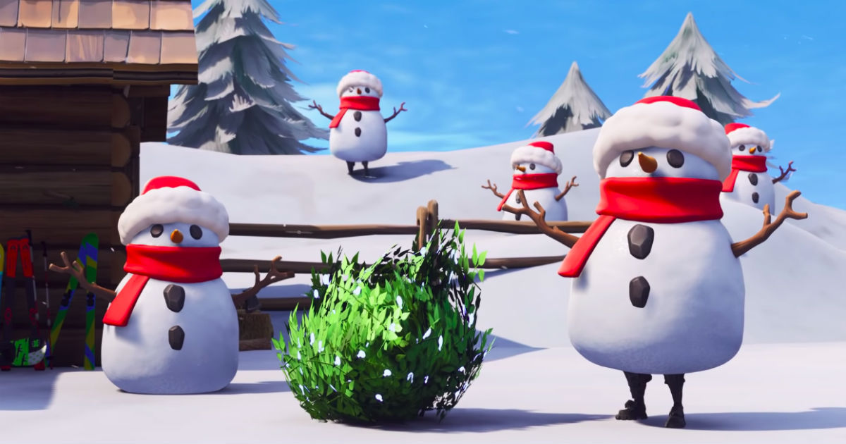 Fortnite v7.20 update adds Sneaky Snowman and Sniper 