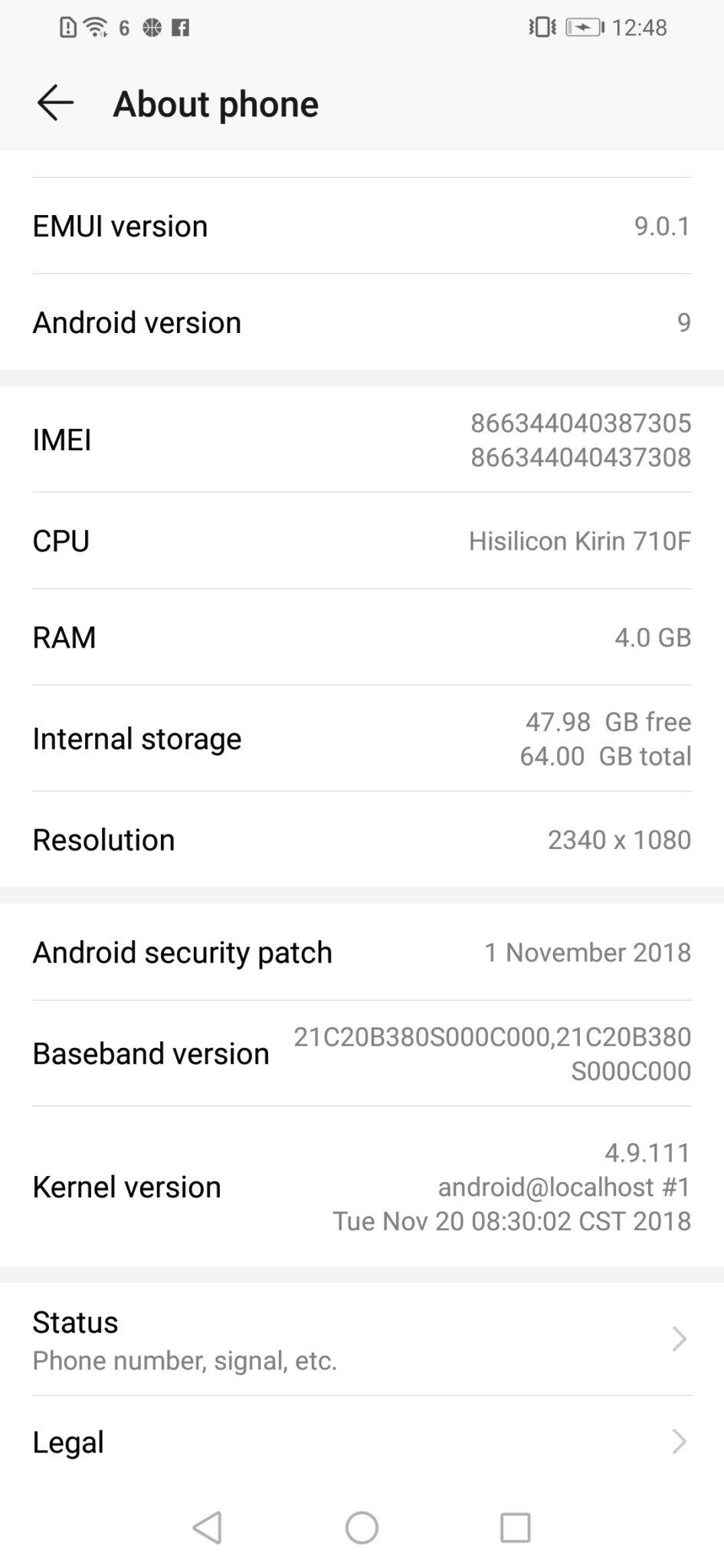 Honor 10 Lite UI 3