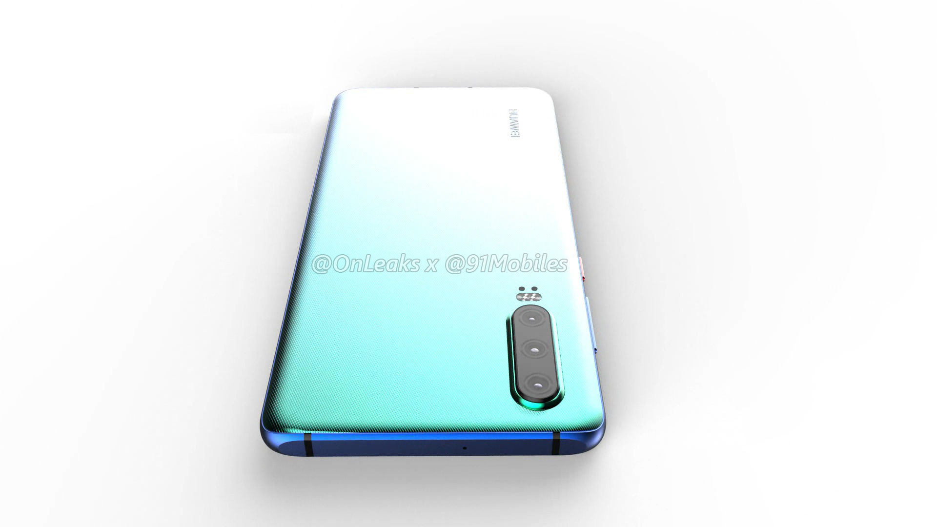 水滴屏、豎直三攝鏡頭：Huawei P30 渲染圖設計 360 度搶先看！ 5