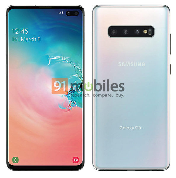 Samsung Galaxy S10 Plus official render