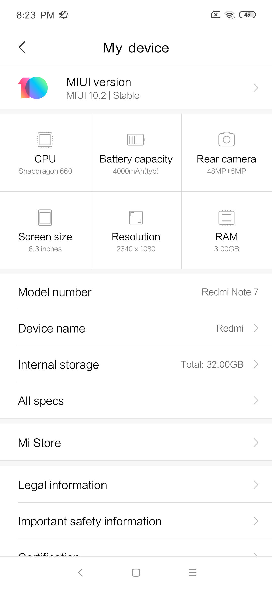 Redmi Note 7 software UI (3)
