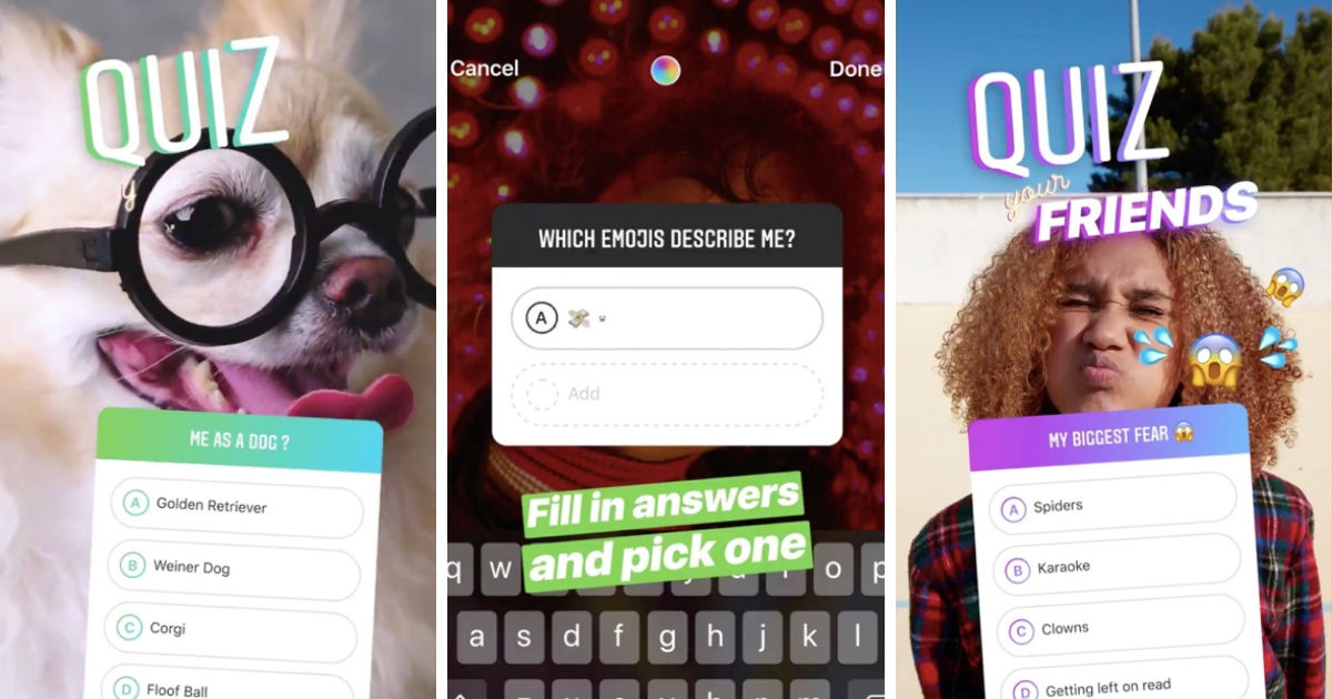 Download Instagram's introduces Quiz sticker to let you ask followers multiple-choice questions ...