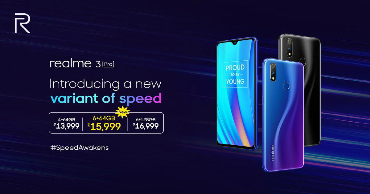 Realme 3 Pro To Go On Sale via Realme E-store, Flipkart Today For First Time