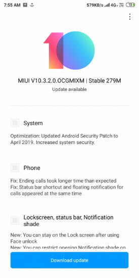 Redmi 6A MIUI 10.3