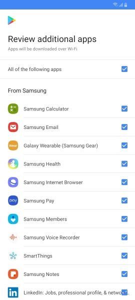 Samsung Galaxy A70 screenshot 01