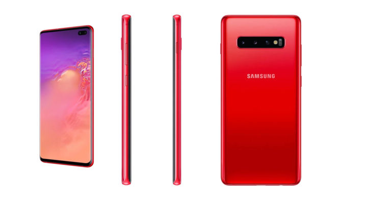Samsung Galaxy S10+ Canary Red (rumoured)