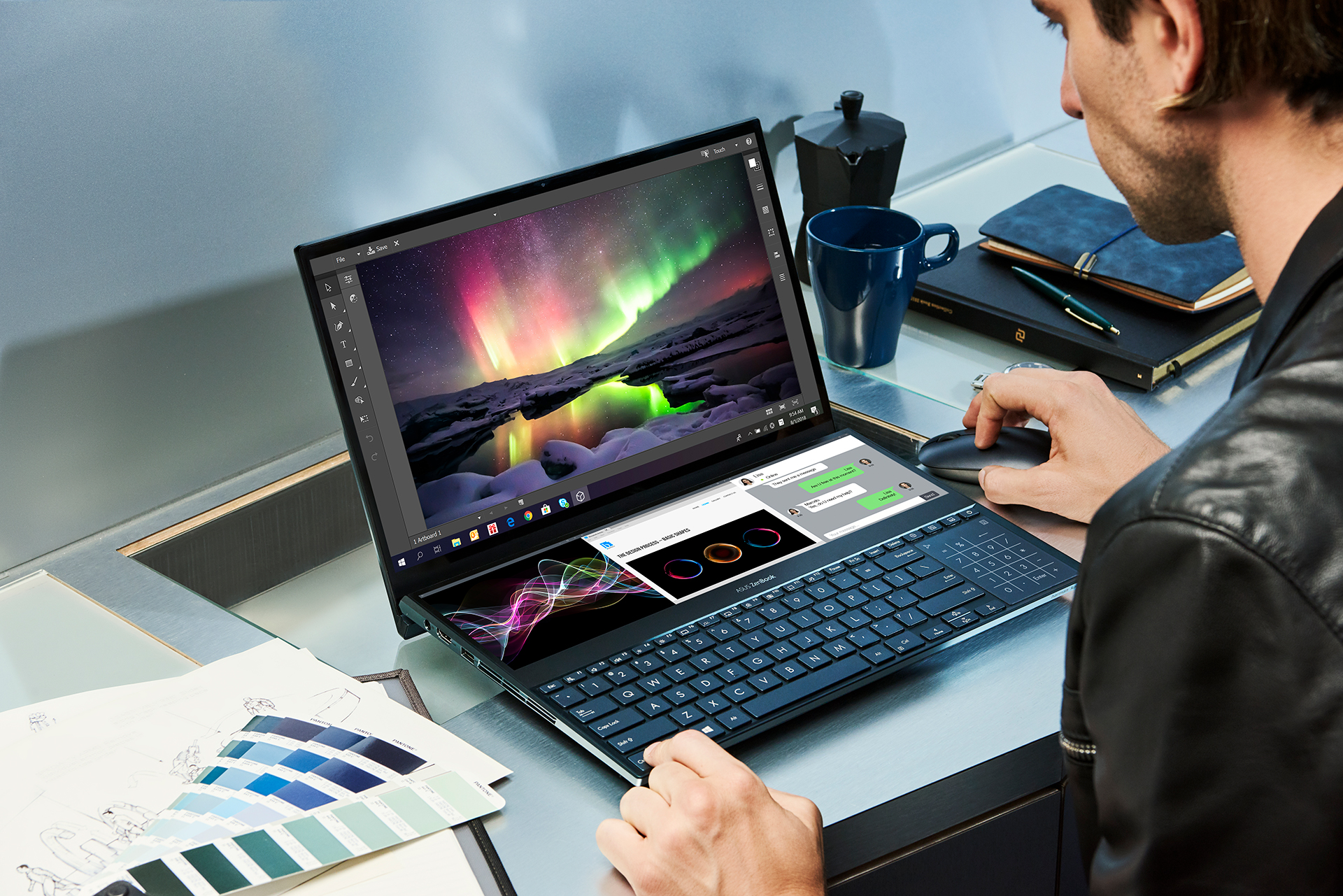 ZenBook Pro Duo_UX581_Multitasking