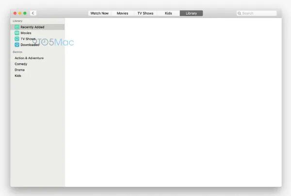 macOS-10.15-TV app