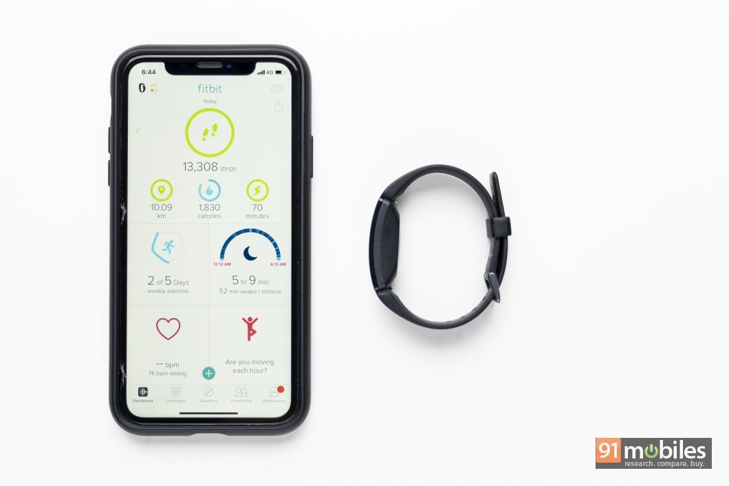 fitbit inspire hr ios 13
