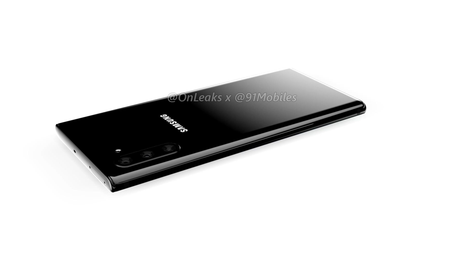屏幕頂部中間打個孔：Samsung Galaxy Note 10 高清渲染圖 360度搶先看；向耳機孔說掰掰！ 5