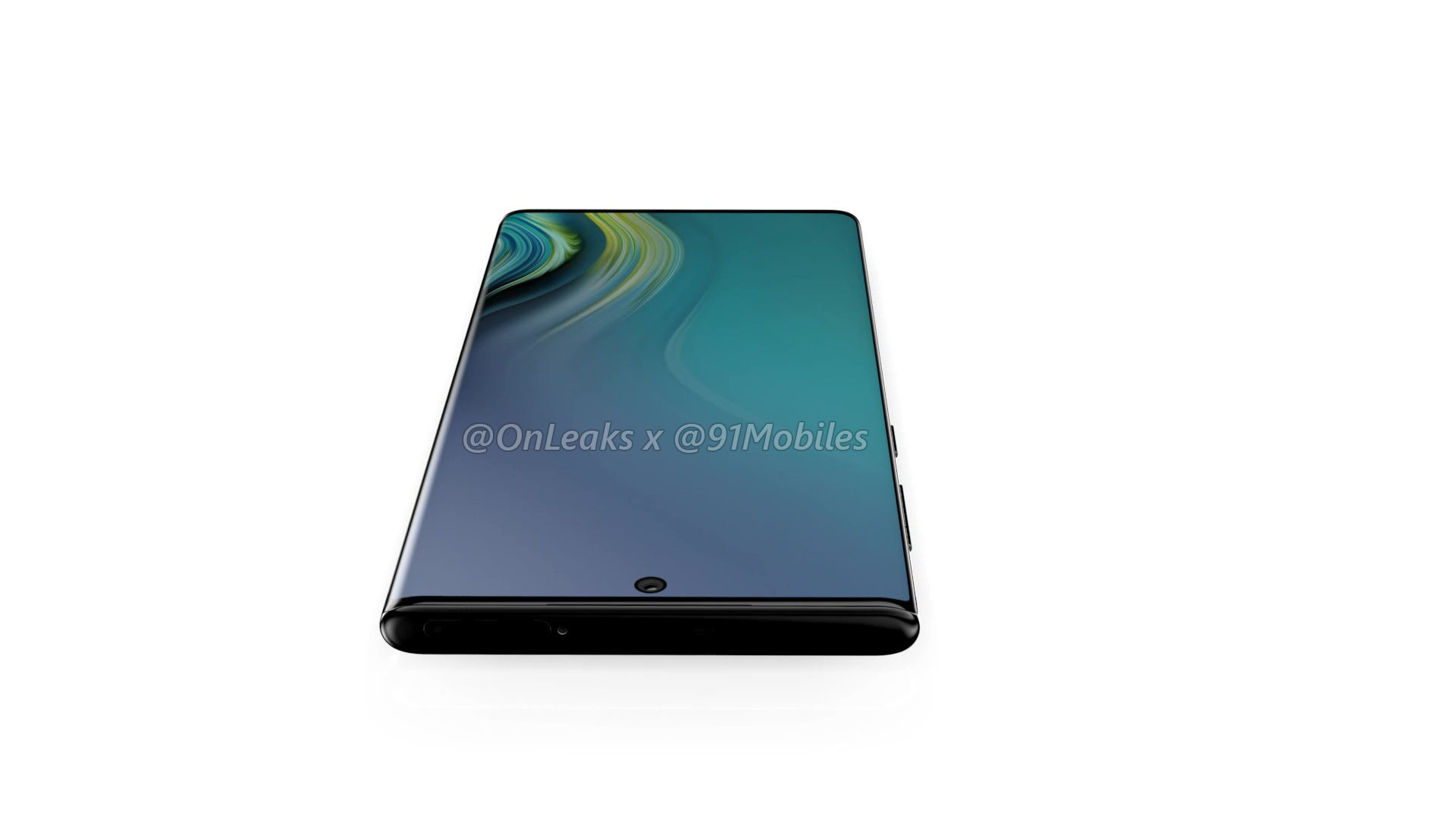 屏幕頂部中間打個孔：Samsung Galaxy Note 10 高清渲染圖 360度搶先看；向耳機孔說掰掰！ 1