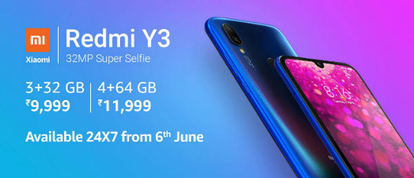 mi y3 mobile price amazon