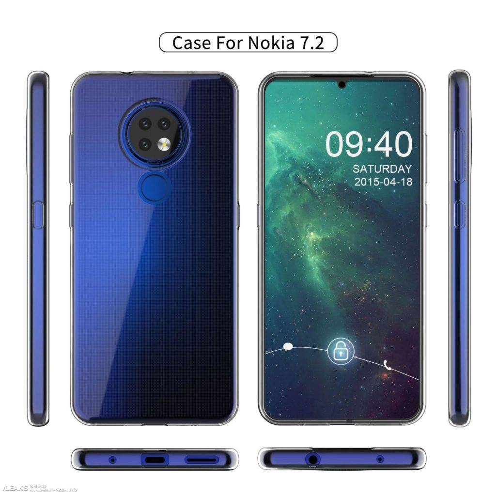 Nokia 7.2 tA-1098 case render