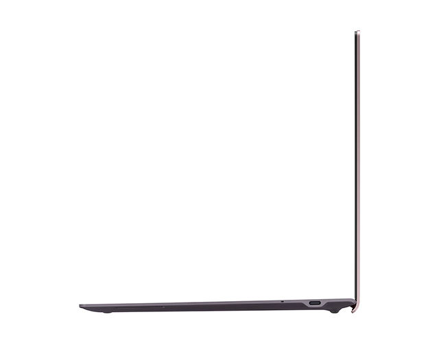 The Galaxy Book S can be charged using a Galaxy smartphone charger.