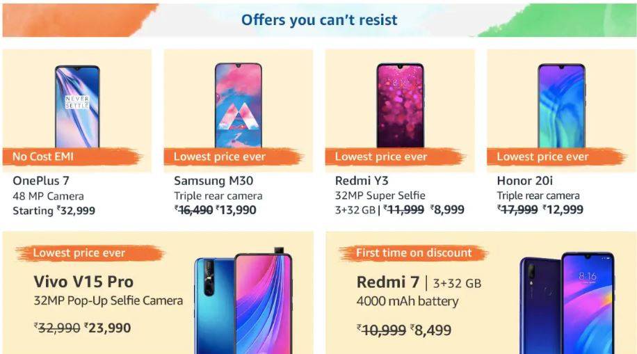 Amazon Freedom sale discounts