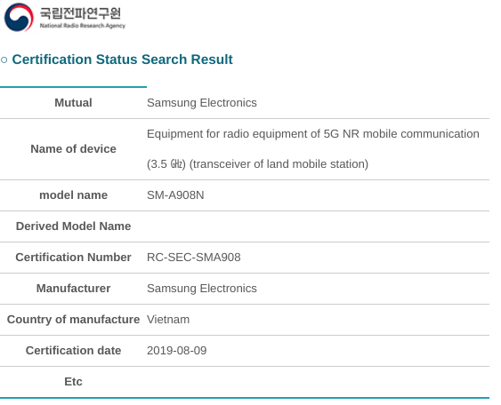 The Galaxy A90 could reportedly be powered by Snapdragon 855 SoC.