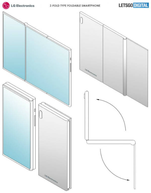 LG Z-Fold display