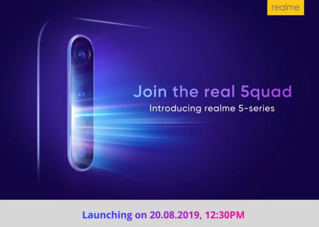 Realme 5 India launch date