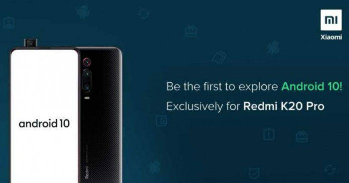 Redmi K20 Pro Android 10 MIUI 10 beta program