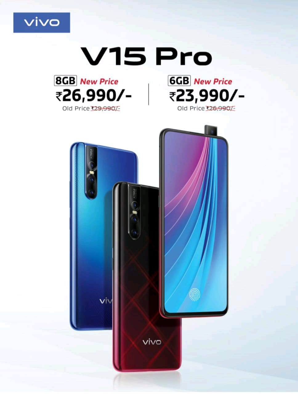 Vivo V15 Pro Price In India Cut By Rs 3 000 Now Starts At Rs 23 990 91mobiles Com