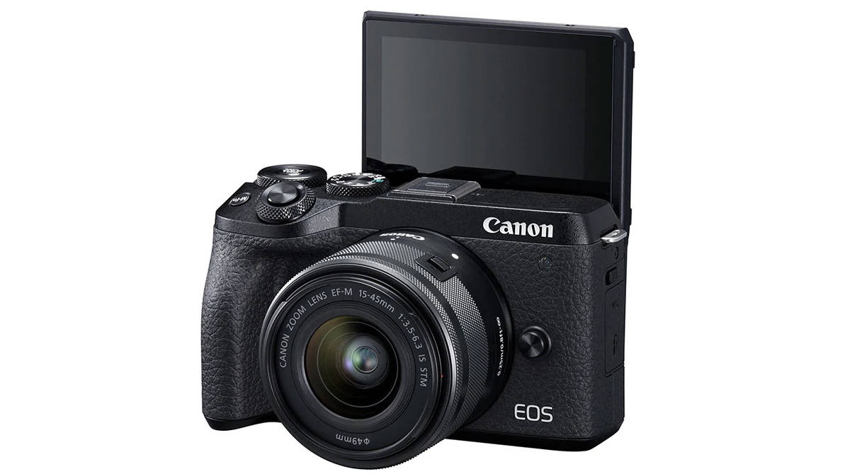 Canon EOS M6 Mark II mirrorless camera.