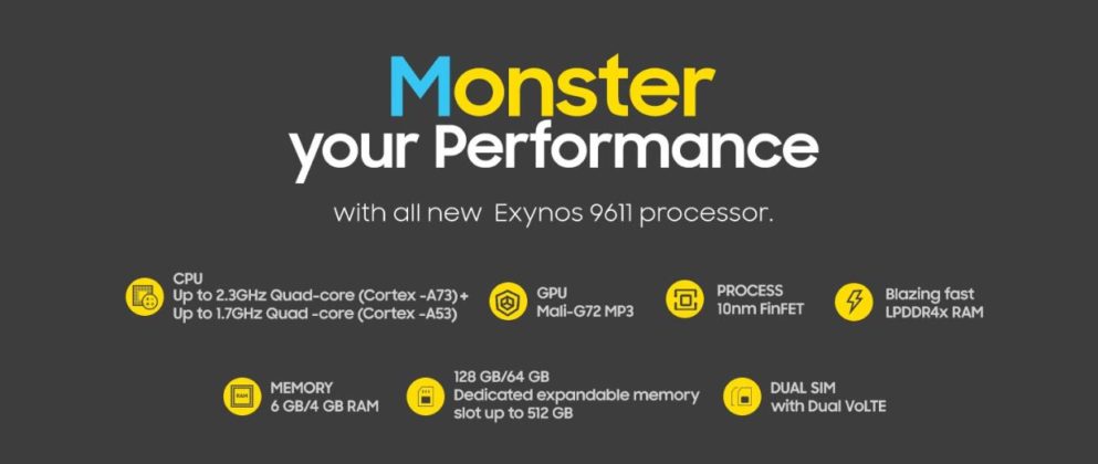 processor in samsung m30s