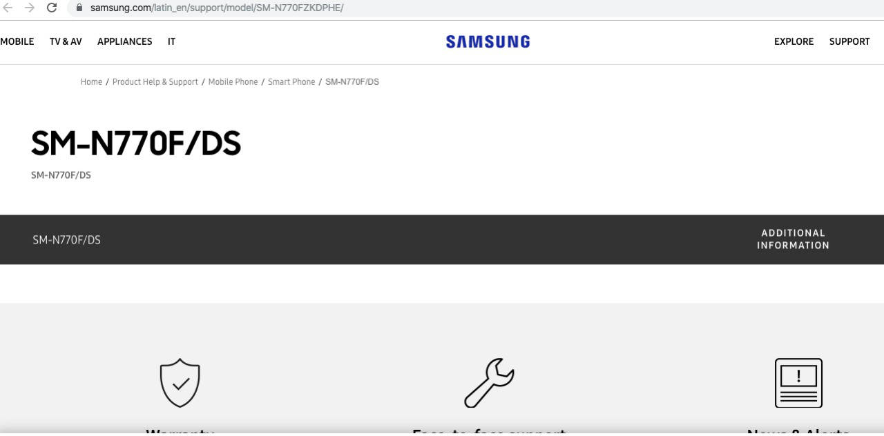 Samsung Galaxy Note 10 Lite