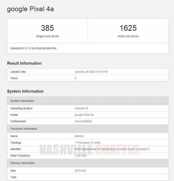 google pixel check memory